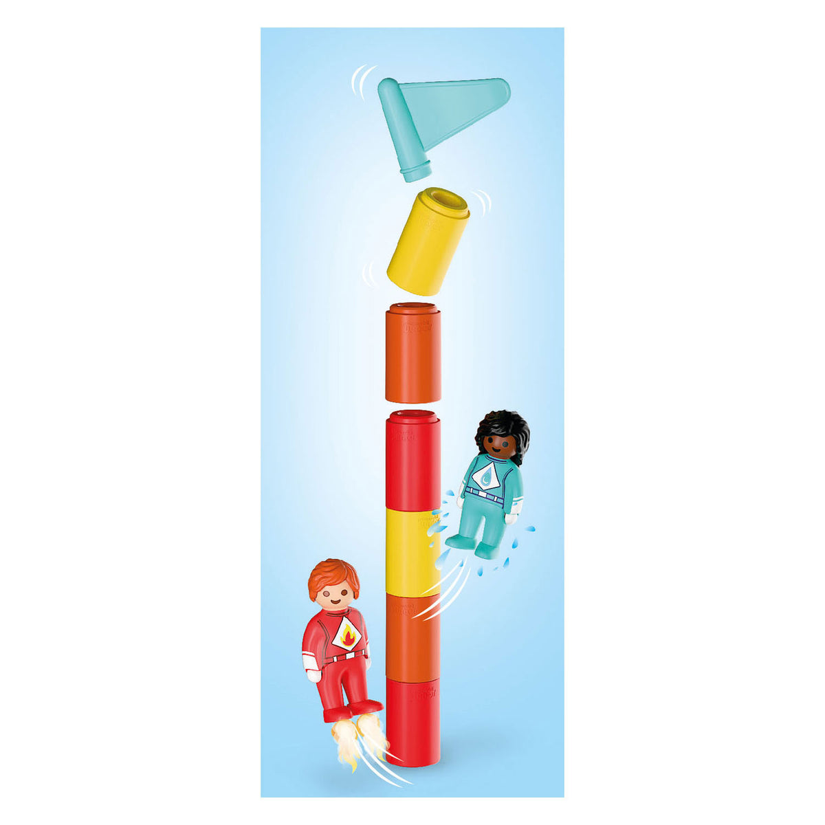 Playmobil superhelden actie bouwset - kleurrijk speelgoed avontuur.