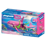 Giocattolo magico dell'orca assassina Playmobil Fantasy con sirena e accessori.