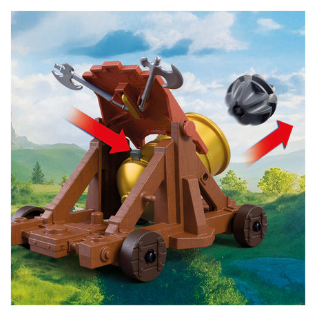 Playmobil knights set da gioco cavaliere con cannone e accessori - 72115.