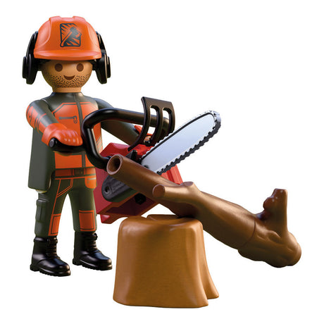 Playmobil specials houthakker met kettingzaag - 72150