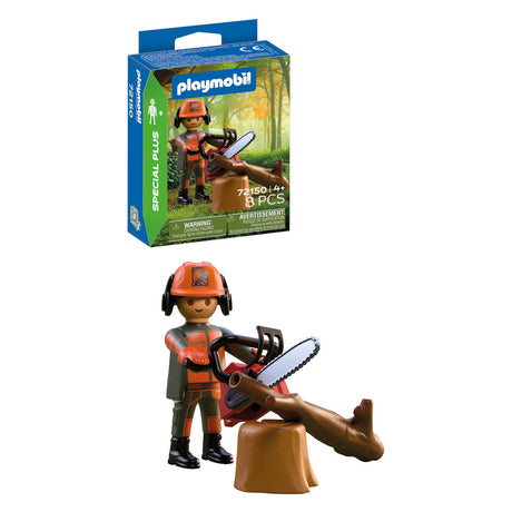 Playmobil specials houthakker met kettingzaag - 72150