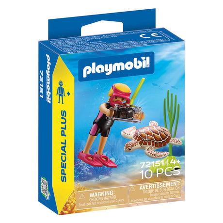 Playmobil specials duiker met schildpad - 72151