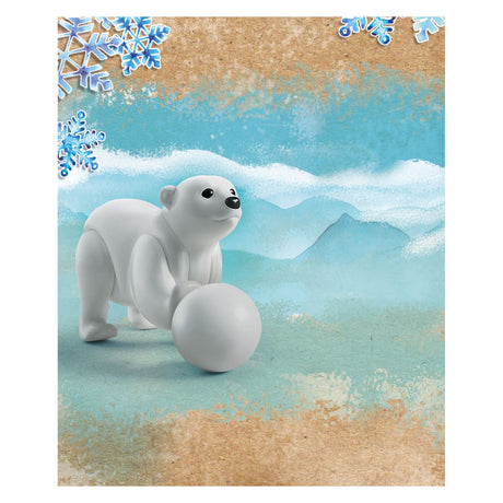 Playmobil Wiltopia cucciolo di orso polare - 71073