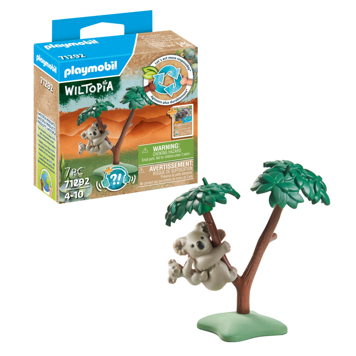 Playmobil Wiltopia koala con welp 71292