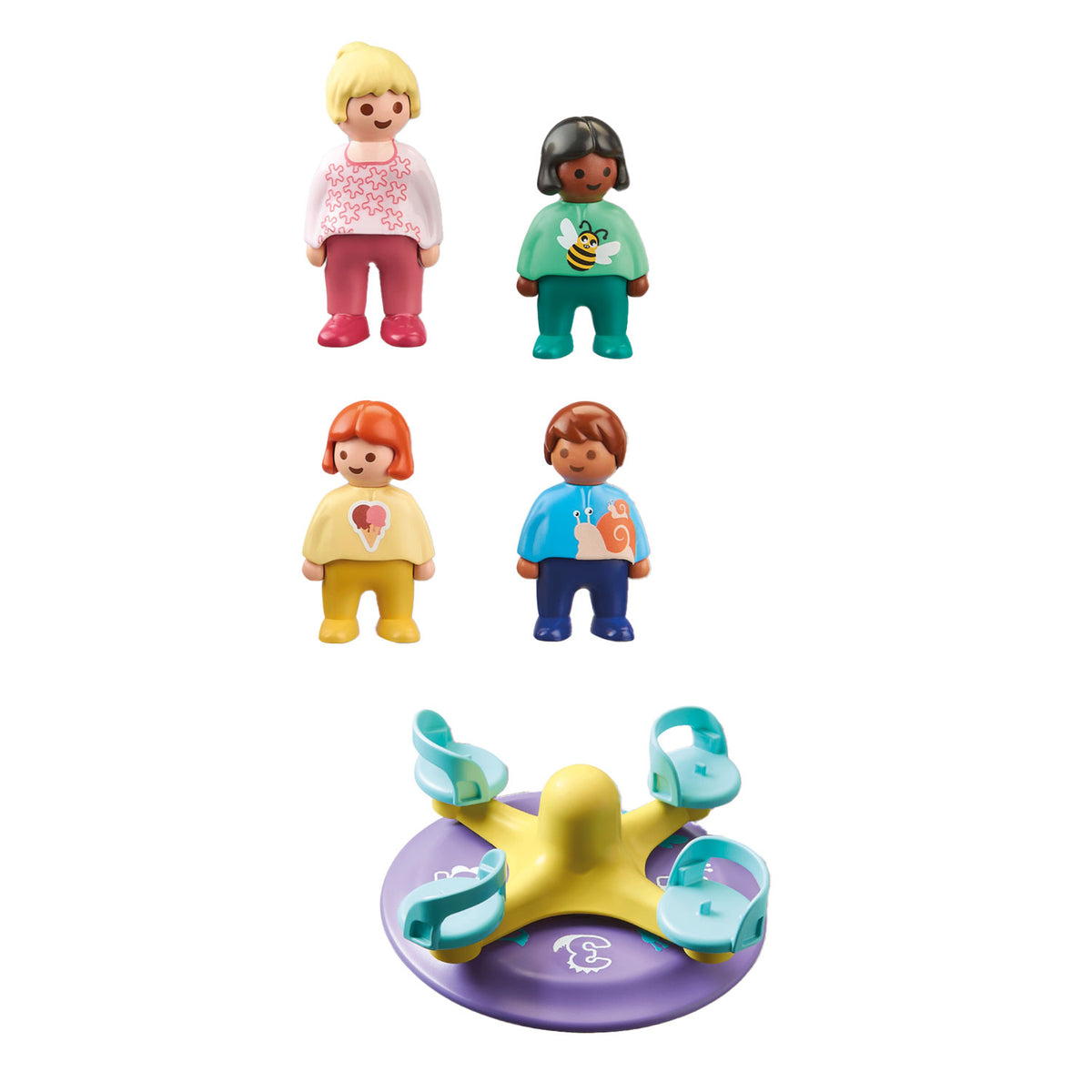 Playmobil 1.2.3. Carousel per bambini 71324