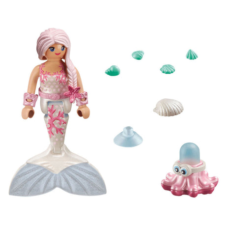 Playmobil 71477 special plus sirena con polpo che spruzza | 2 pezzi
