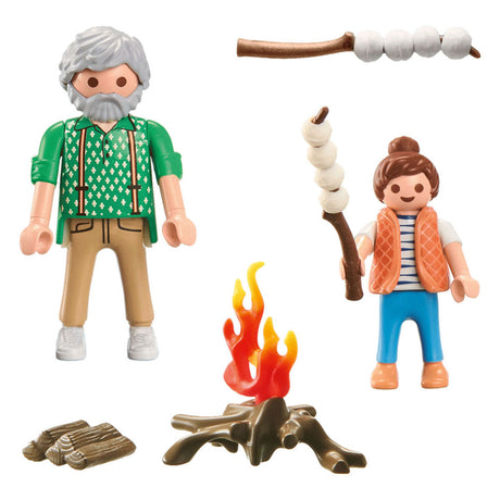 Playmobil My Life Camp Fire con marshmallow - 71513
