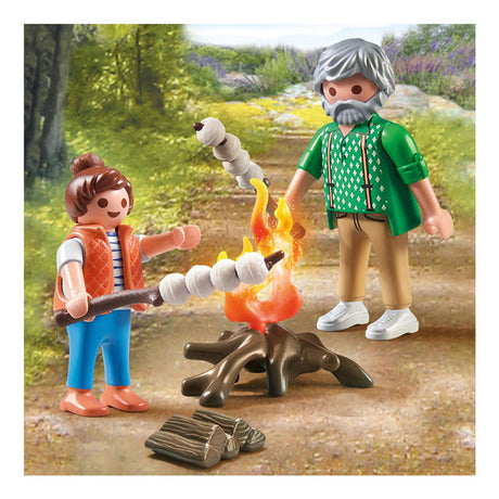 Playmobil My Life Camp Fire con marshmallow - 71513