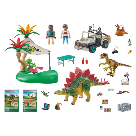 Stazione di ricerca sui dinosauri Playmobil con dinosauri - 71523