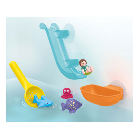 Playmobil junior divertimento di pesca in acqua con animali marini - 71689