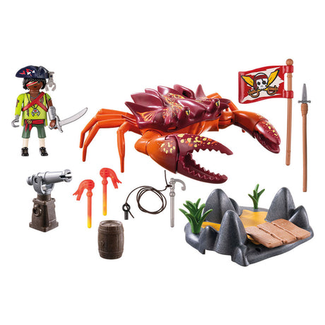 I pirati Playmobil combattono contro il granchio gigante - 71532