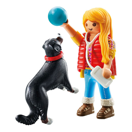 Playmobil 71738 donna con cane da montagna