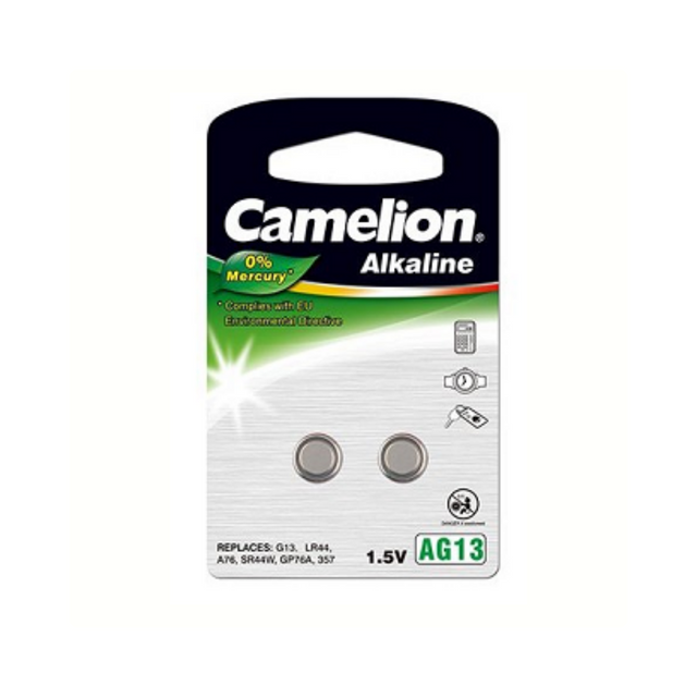 Camelion Ag13 Alcalino LR44 CELLA PER 2