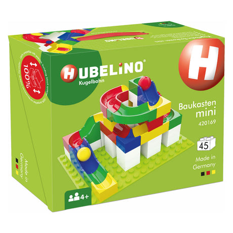 Mini set pista per biglie Hubelino - 45 pezzi.