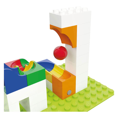 Catapulta con set di estensione per binario in marmo Hubelino - 41 pz.