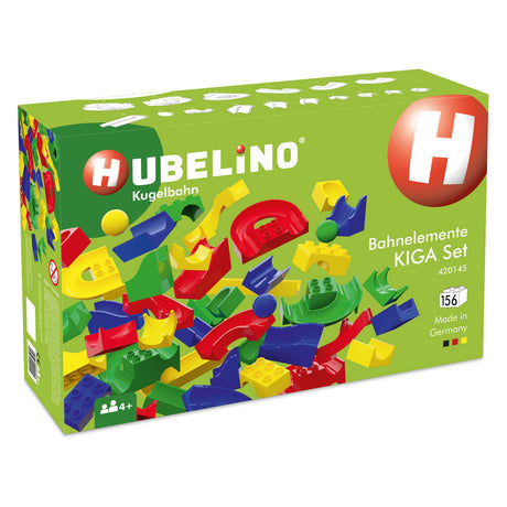 Pista in marmo Hubelino Kiga School set elementi di pista, 156 pezzi