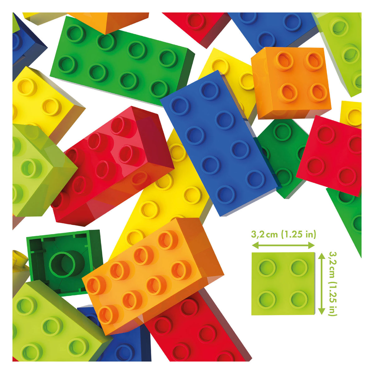 Set di mattoncini Hubelino - 120 pz.