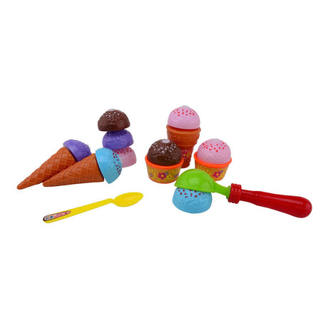 Johntoy gelato magico per la casa e la cucina - cibo e bevande giocattolo - plastica - 11 pezzi