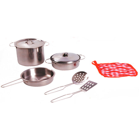 Set di pentole da cucina per la casa Johntoy, 8 pezzi.