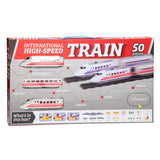 Set treno ad alta velocità Johntoy, 50 pezzi.