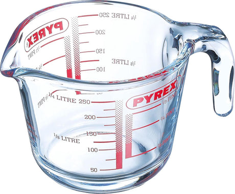 Misurino in vetro Pyrex 250ml ã˜9cm