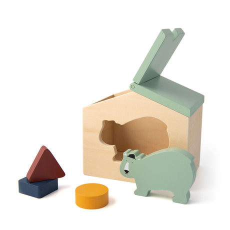 Trixie casa in legno con blocchi - mr. orso polare