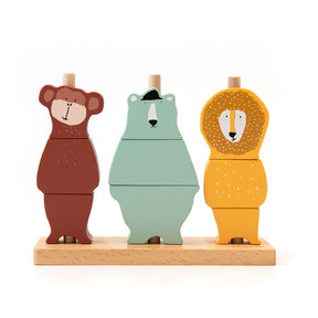 Trixie animali puzzle in legno impilabili
