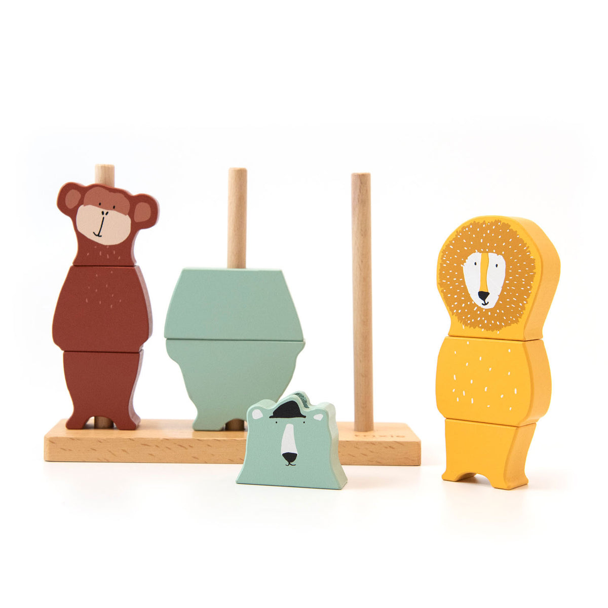 Trixie animali puzzle in legno impilabili