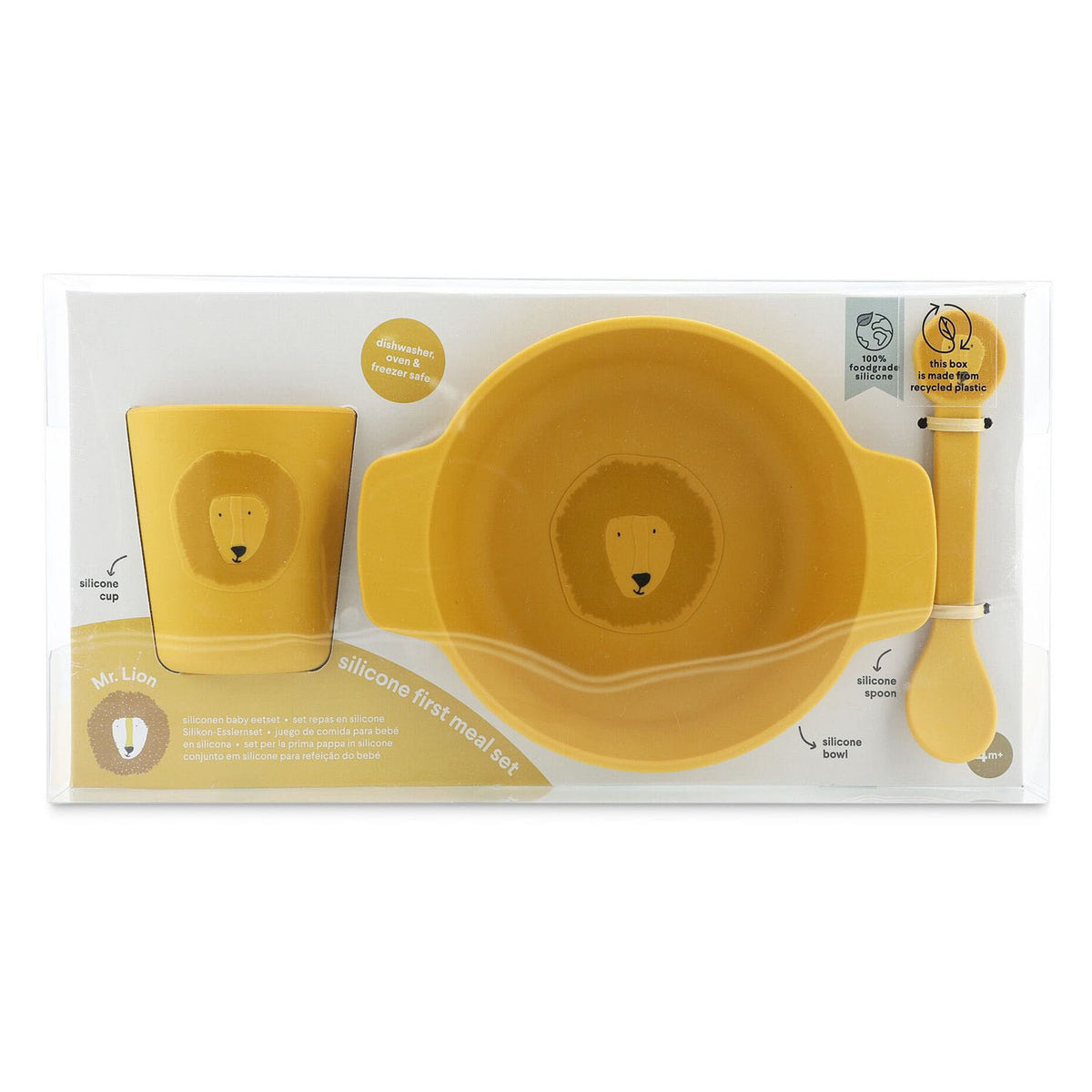 Trixie Silicone Baby Eetset - Mr. Lion