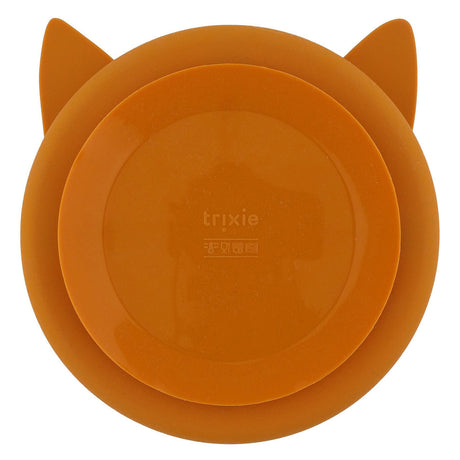 Trixie piatto in silicone con scomparti e ventosa - mr. volpe