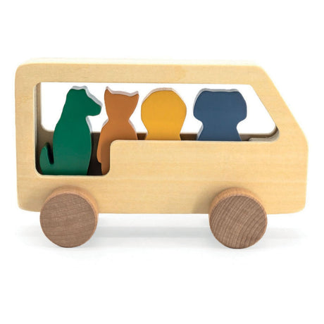 Autobus per animali in legno Trixie, 5 pezzi.