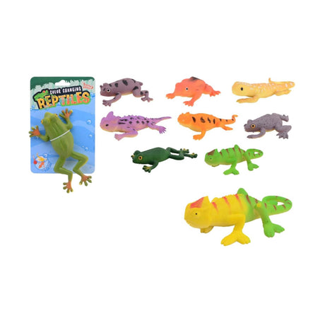 Johntoy John Toy, rettile che cambia colore, circa 12 cm
