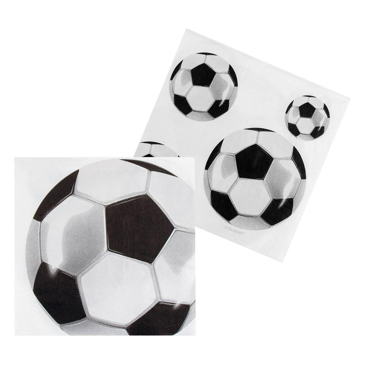 Tovaglioli calcio Boland, 20 pz.