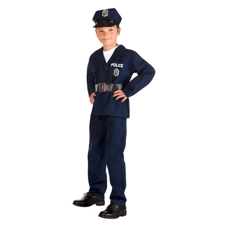 Costume da poliziotto per bambini Boland, 4-6 anni
