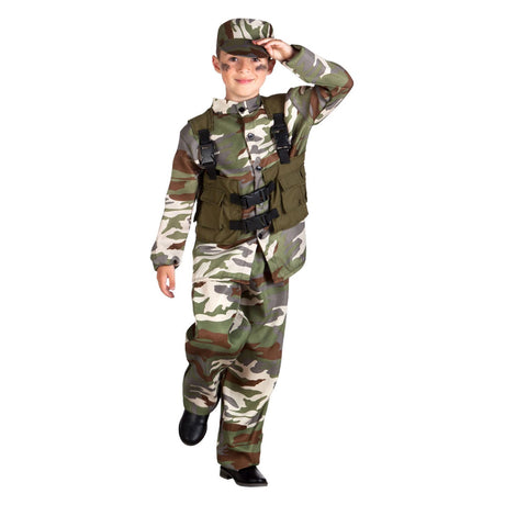 Costume da soldato per bambini Boland, 4-6 anni