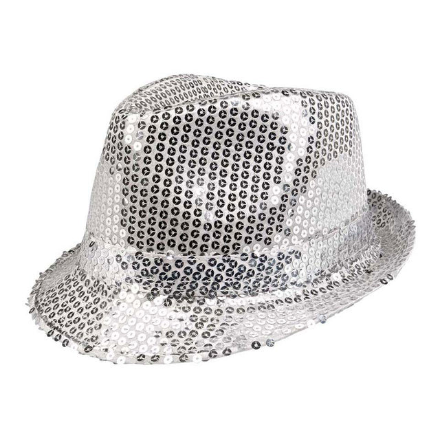 Cappello Boland pop star paillettes argento