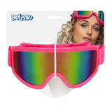 Occhiali da sci Boland Party rosa neon