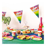 Linea bandiera Boland buon compleanno, 6m