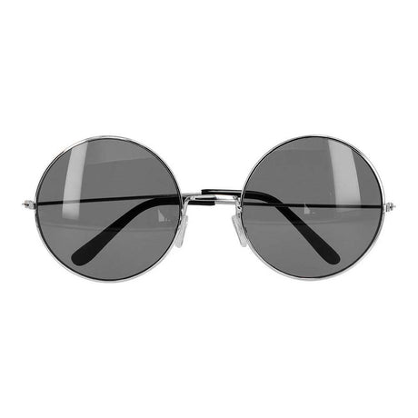 Occhiali da festa Boland hippie xl grigi
