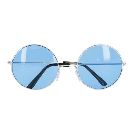 Occhiali da festa Boland hippie xl blu