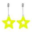 Orecchini Boland giallo neon