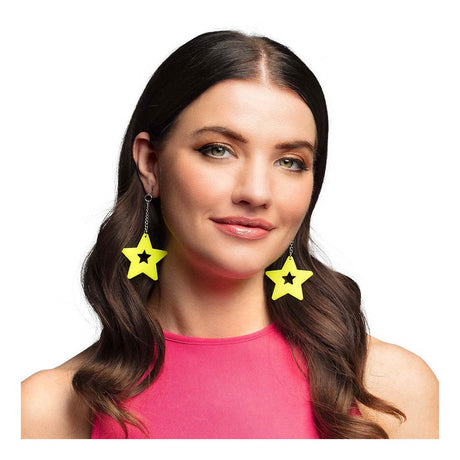 Orecchini Boland giallo neon