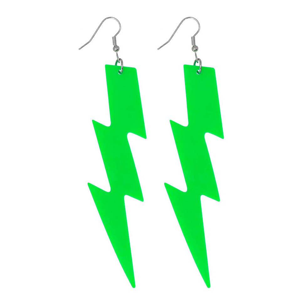 Orecchini Boland lampeggiano verde neon