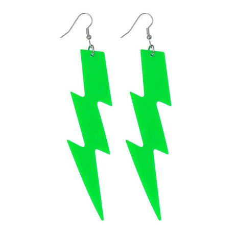 Orecchini Boland lampeggiano verde neon