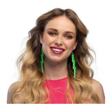 Orecchini Boland lampeggiano verde neon