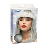 Parrucca Boland argento pazzesco