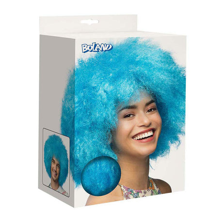 Parrucca Boland zucchero neon blu
