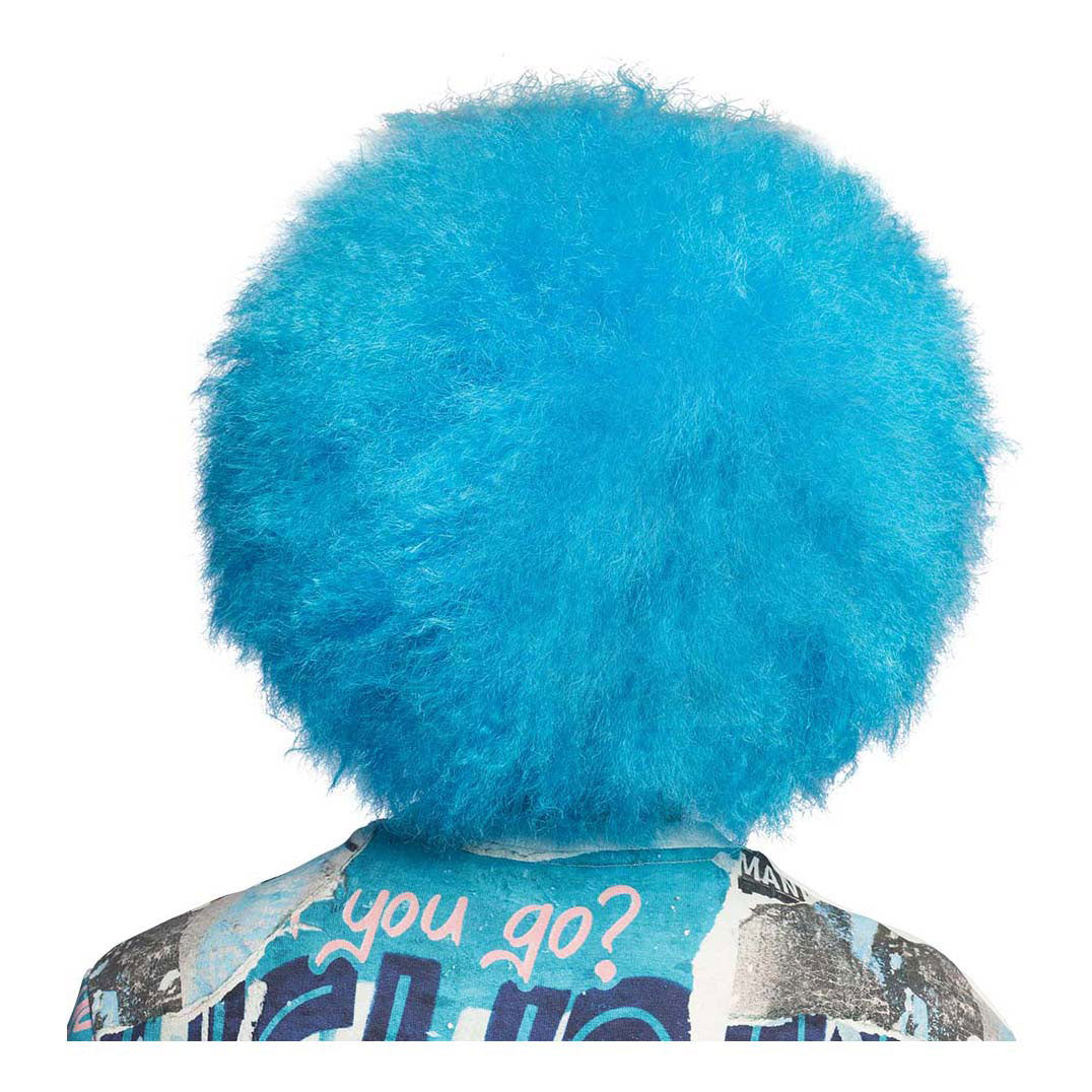 Parrucca Boland zucchero neon blu