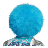 Parrucca Boland zucchero neon blu