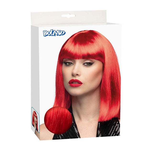 Parrucca Boland Dance rosso neon